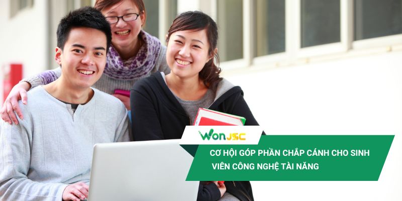 WonJSC trao tặng Quỹ học bổng 1 tỷ đồng tại Đại học Bách Khoa Hà Nội 2 Quỹ học bổng mở ra cơ hội nuôi dưỡng và giúp các bạn trẻ có đủ điều kiện theo đuổi đam mê