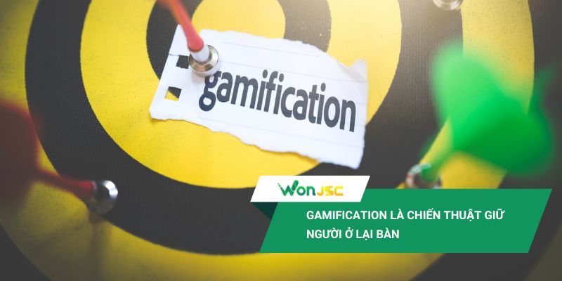 Gamification: Vũ khí bí mật trong các nền tảng giải trí hiện đại 2 Gamification là việc đưa ra các chiến thuật khéo léo để giữ chân người chơi càng lâu càng tốt