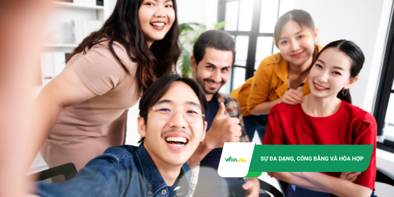 Môi trường đa dạng, công bằng và hòa hợp tại WonJSC